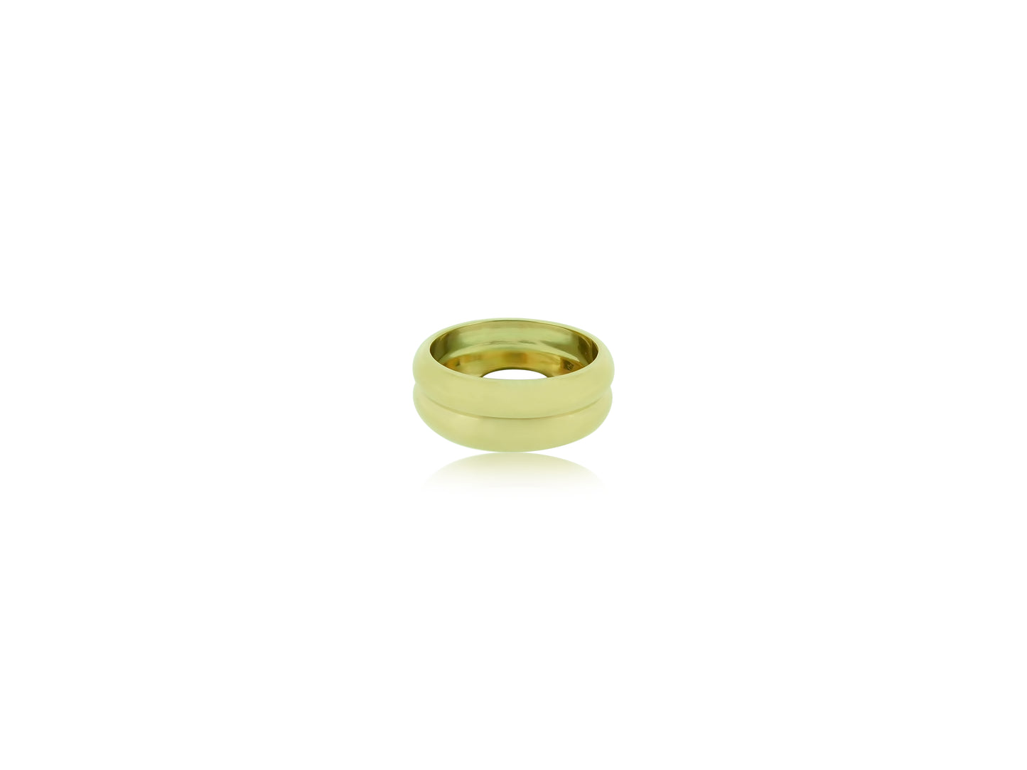Double Wide Gold Band