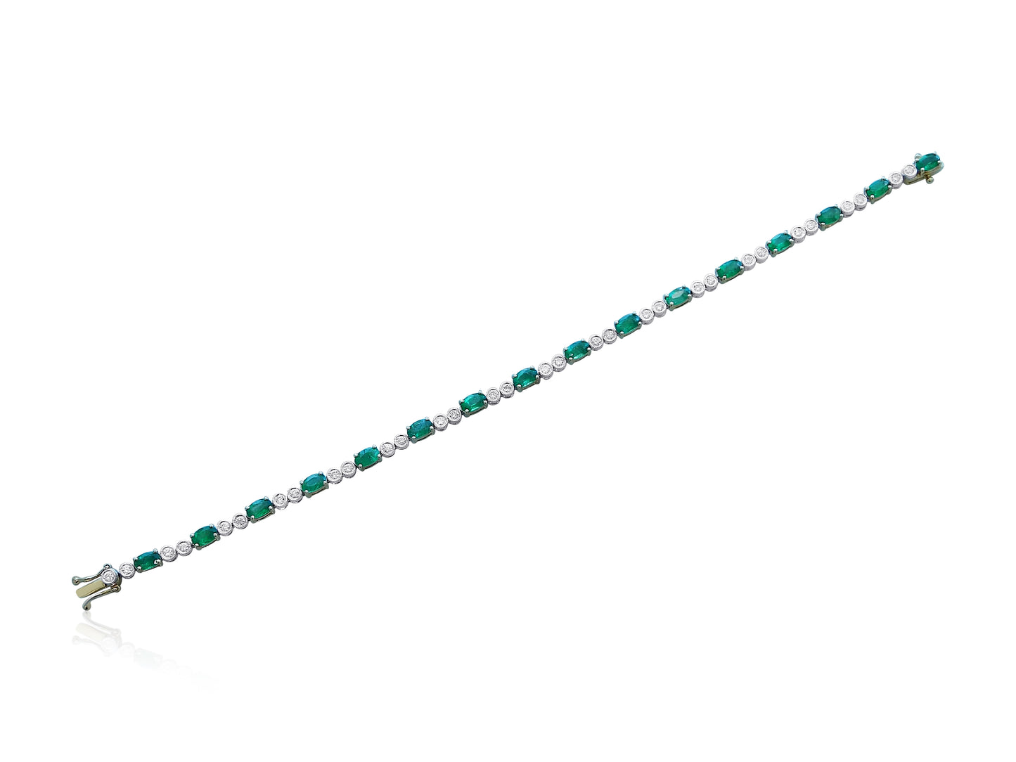 Emerald and Diamond Bracelet