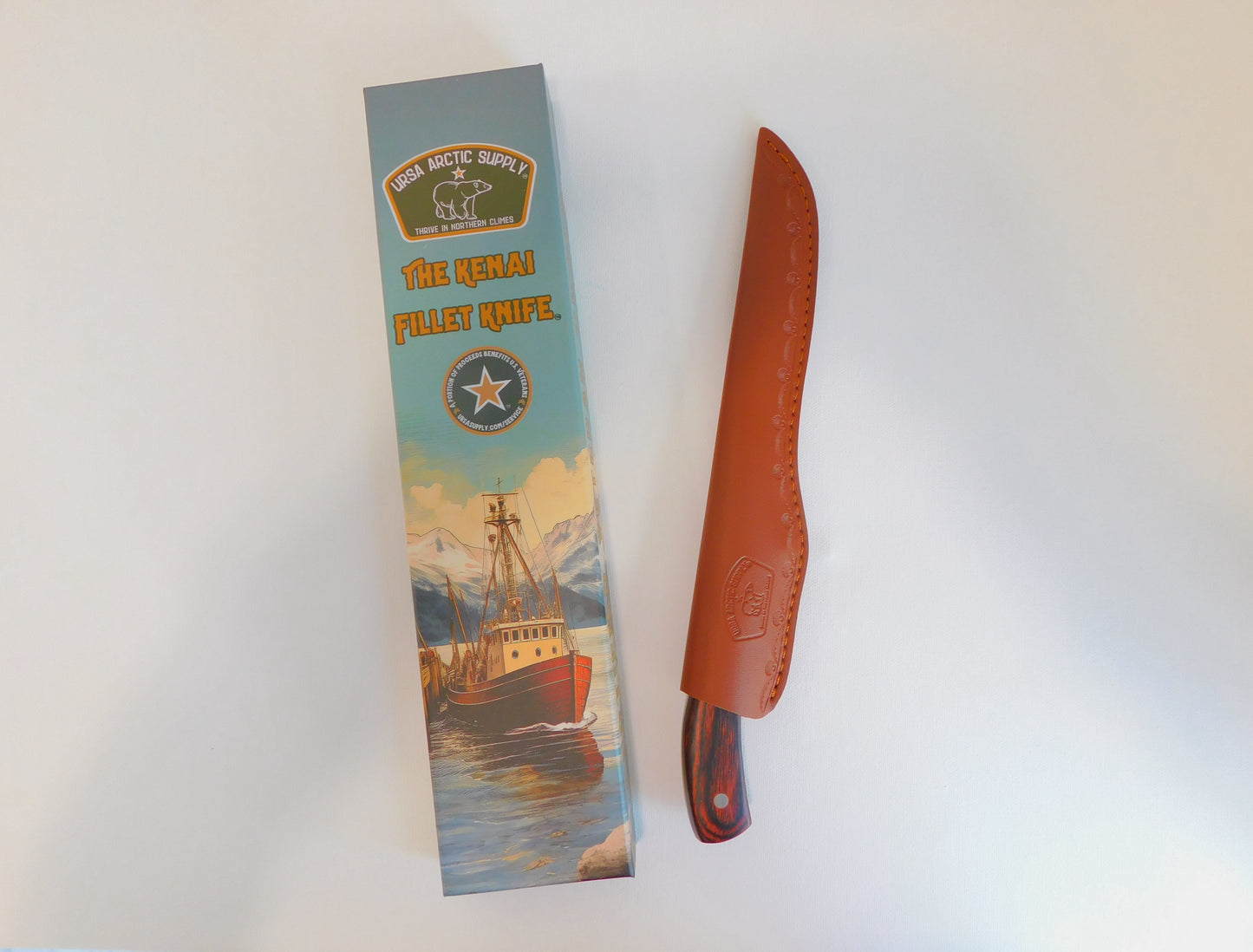 Fillet Knife with Wooden Handle