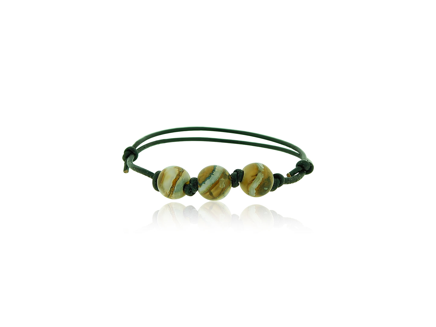Woolly Mammoth Leather Bracelet