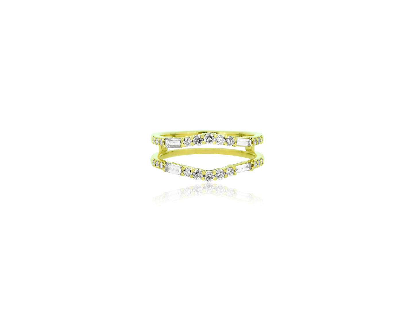 Gold Diamond Ring Guard