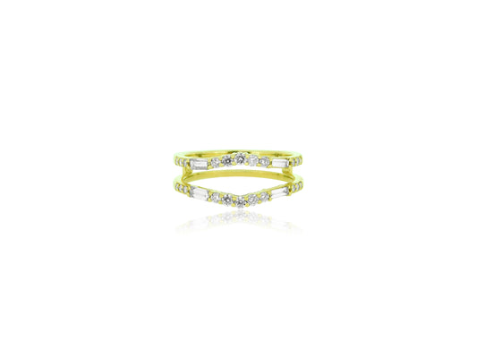 Gold Diamond Ring Guard