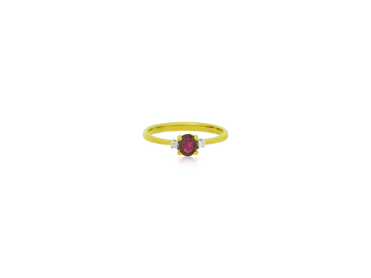 Gold Ruby Ring