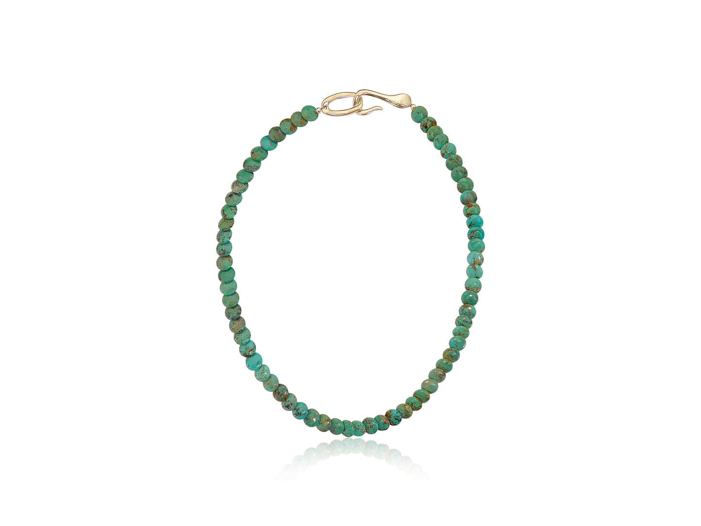 Turquoise Disc Necklace