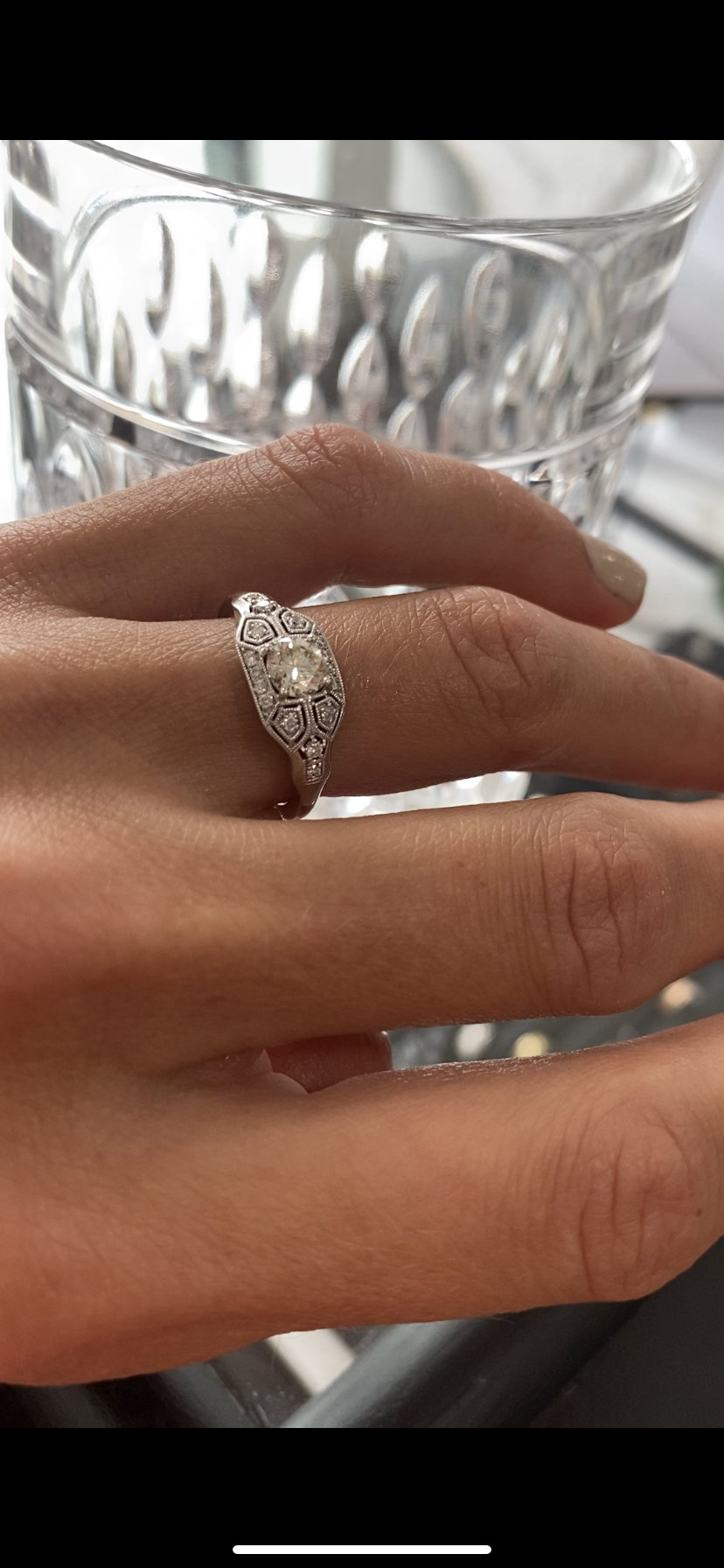 Vintage Inspired Diamond Ring