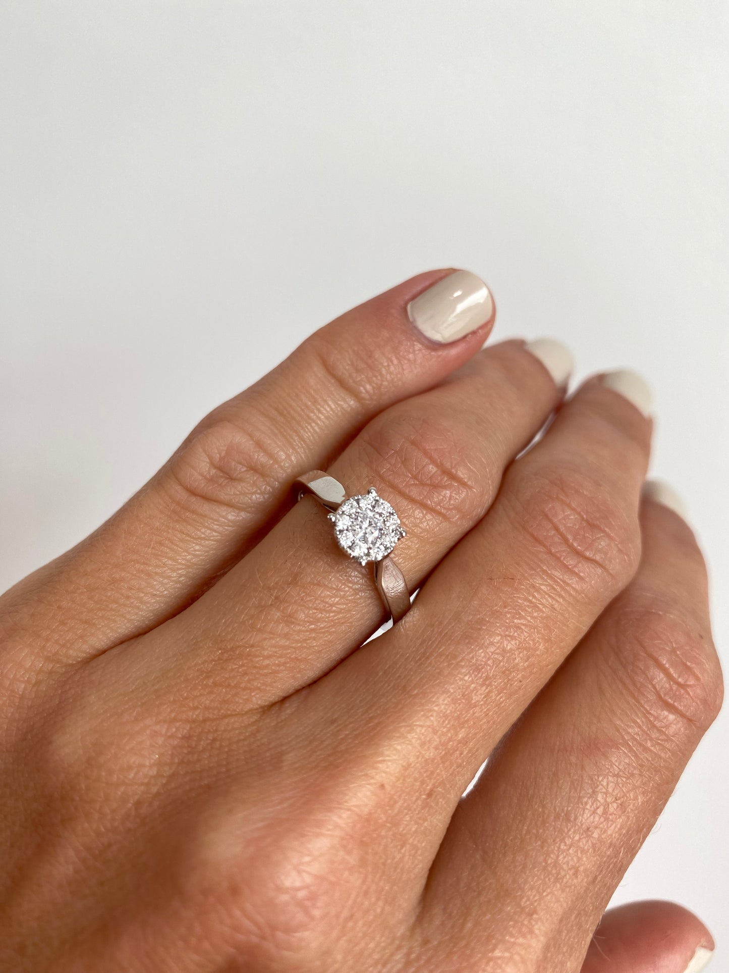 Cluster Diamond Ring