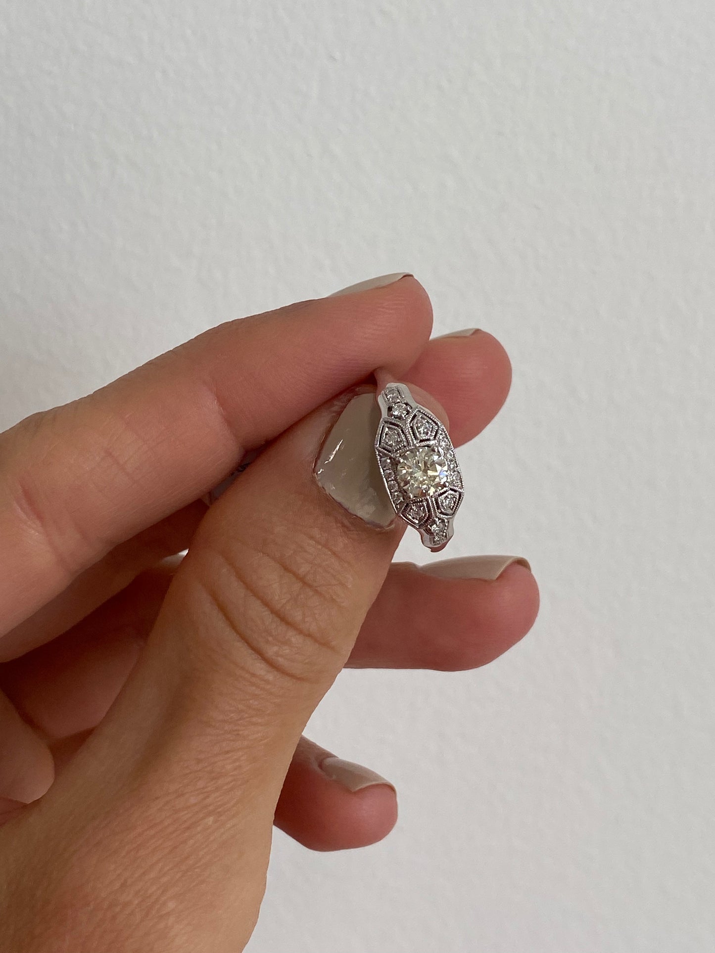 Vintage Inspired Diamond Ring