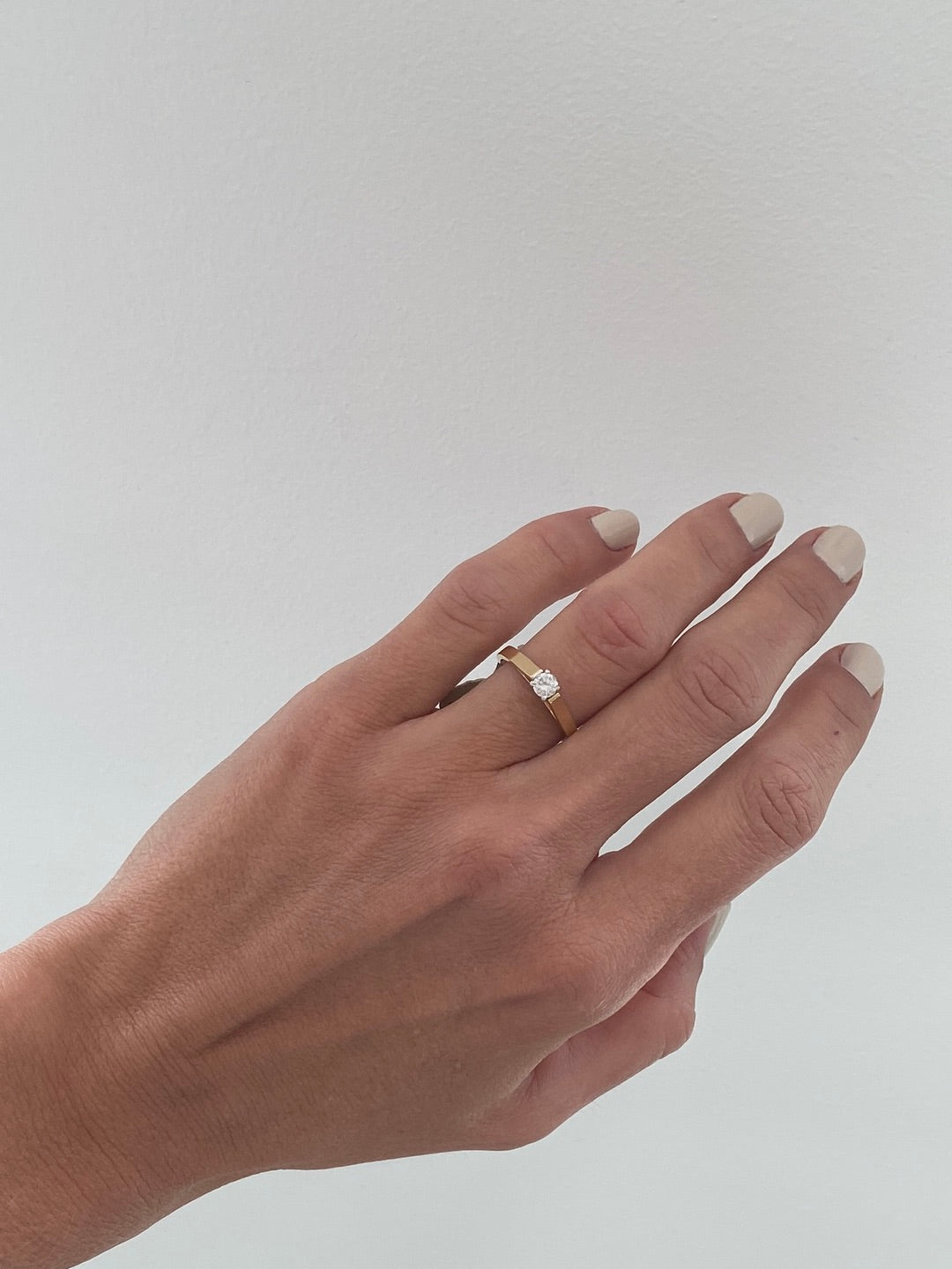 Diamond Solitaire in Gold