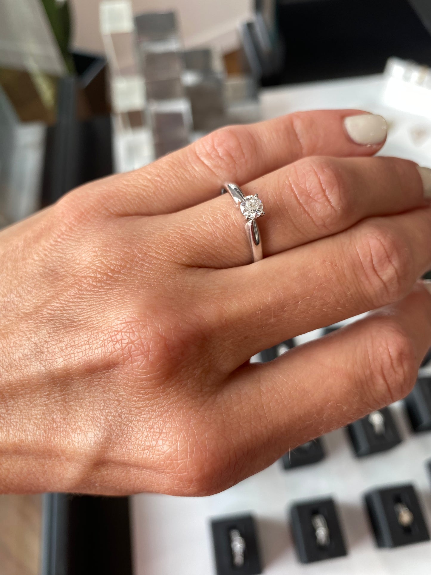 Diamond Solitaire Engagement Ring