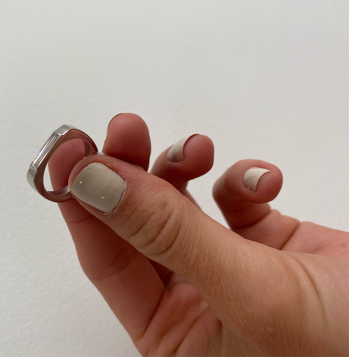 Elongated Baguette Diamond Ring