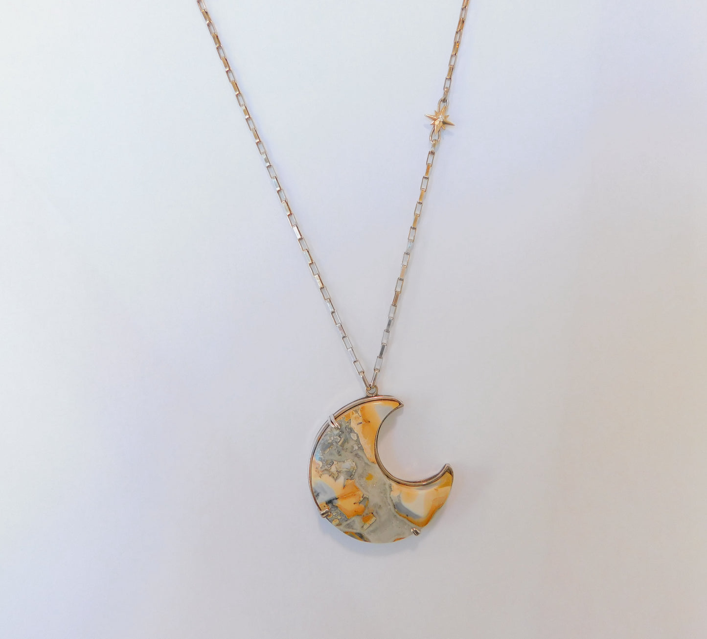 Moon and Star Pendant
