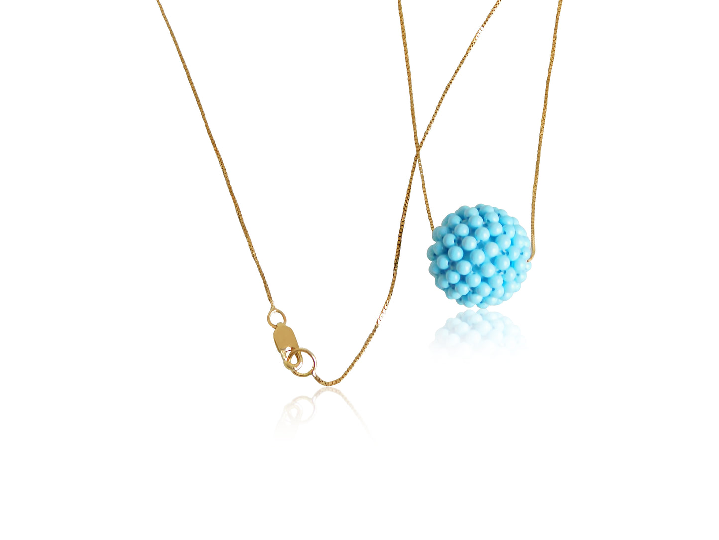 Turquoise Pop Rock Pendant