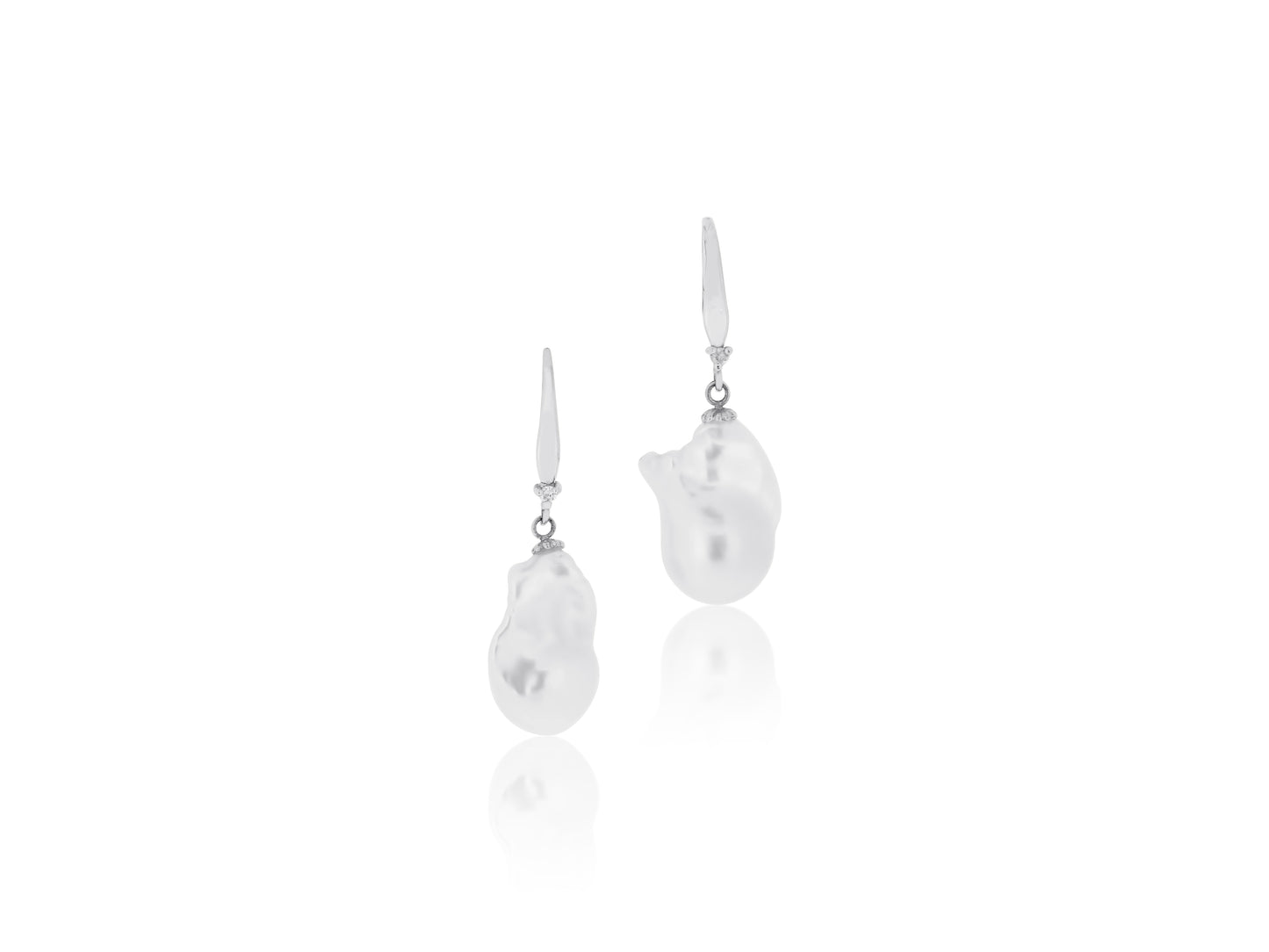 Baroque Freshwater Pearl Drop Earrings