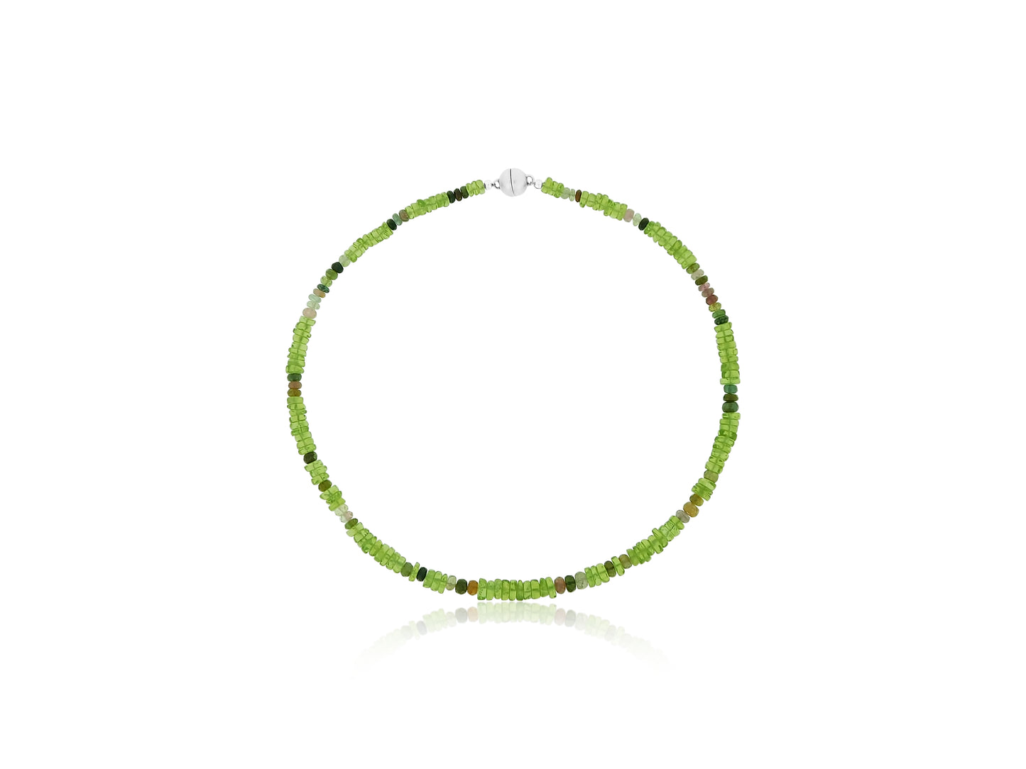 Peridot and Tourmaline Necklace