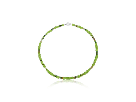 Peridot and Tourmaline Necklace