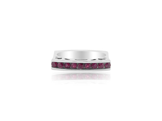 Ruby Bar Square Ring