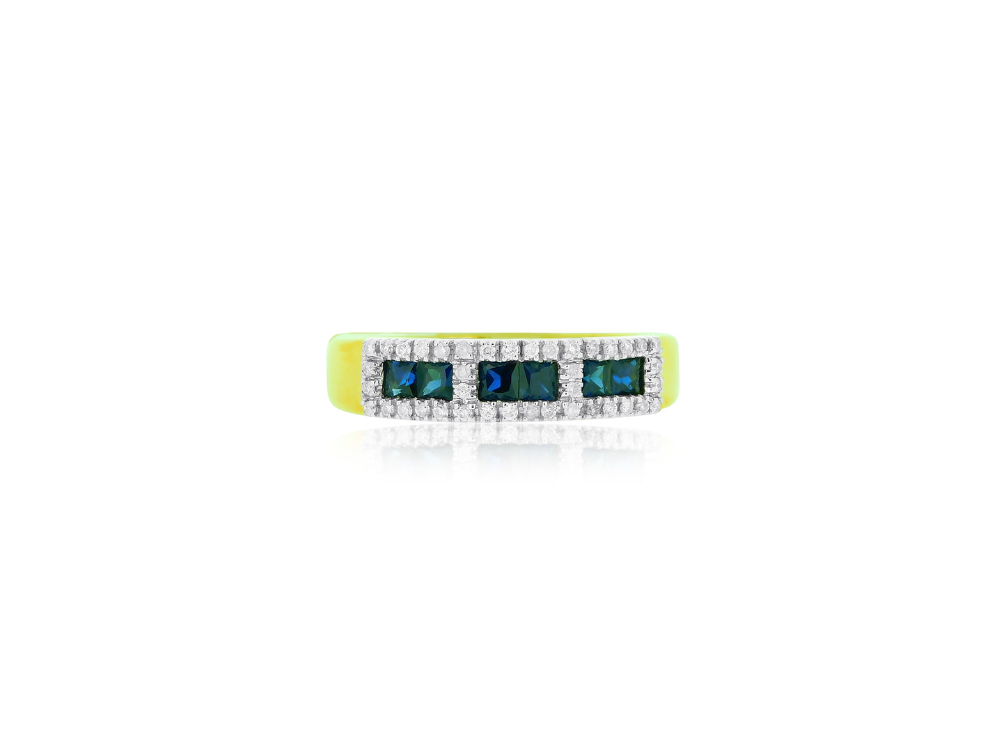 Sapphire and Diamond Ring