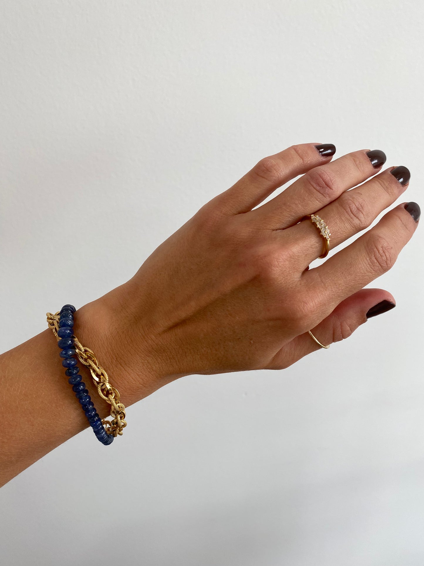Sapphire Roundel Gold Bracelet