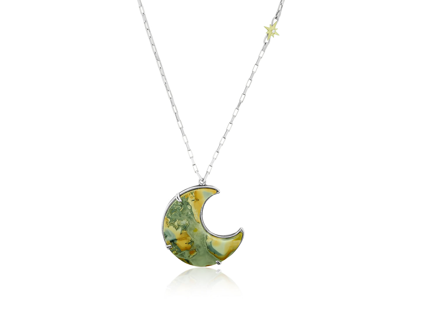 Moon and Star Pendant