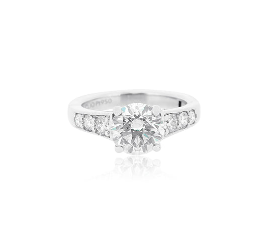 Platinum Diamond Superfit Ring