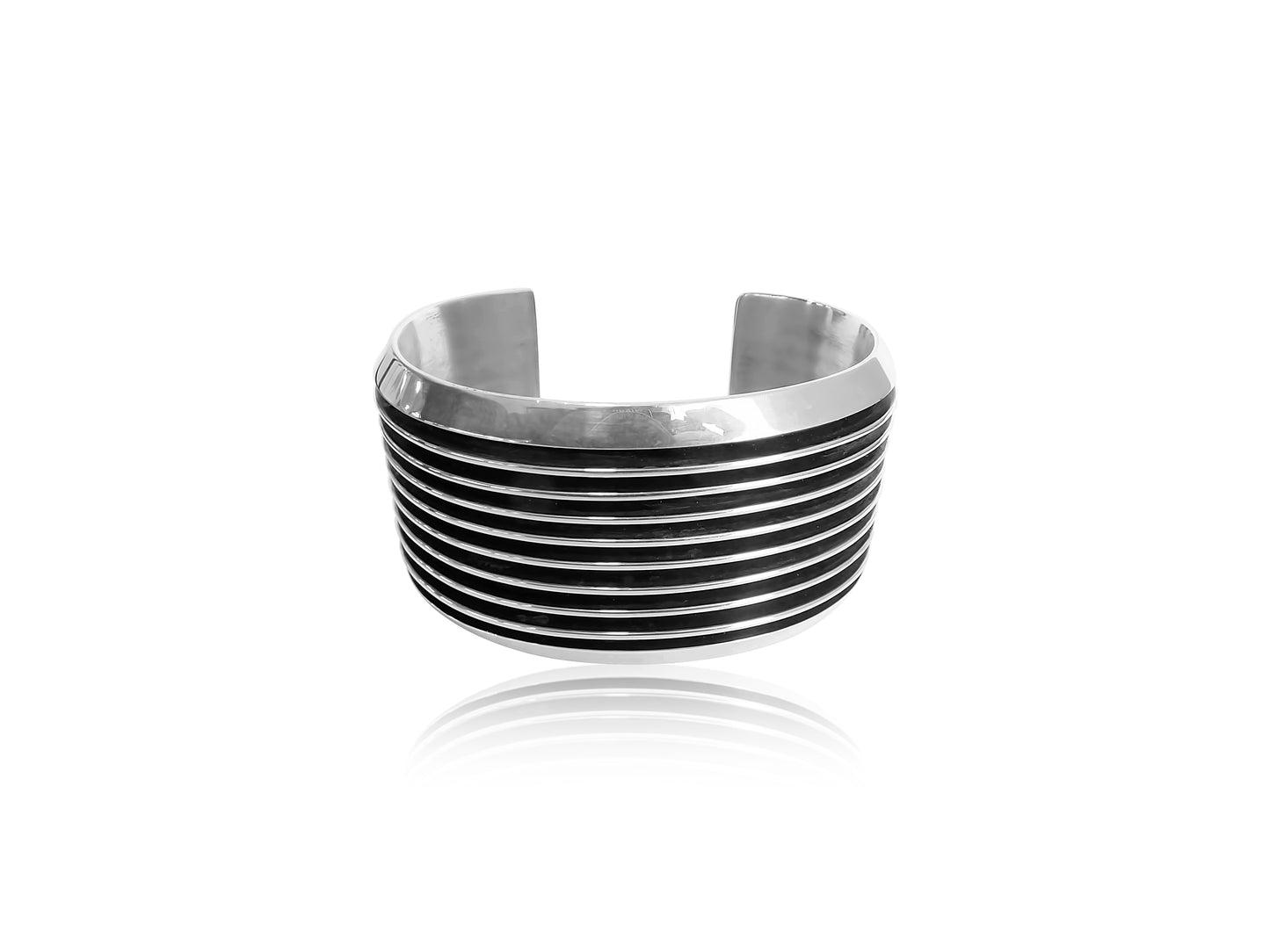 Modernist Channel Sterling Cuff