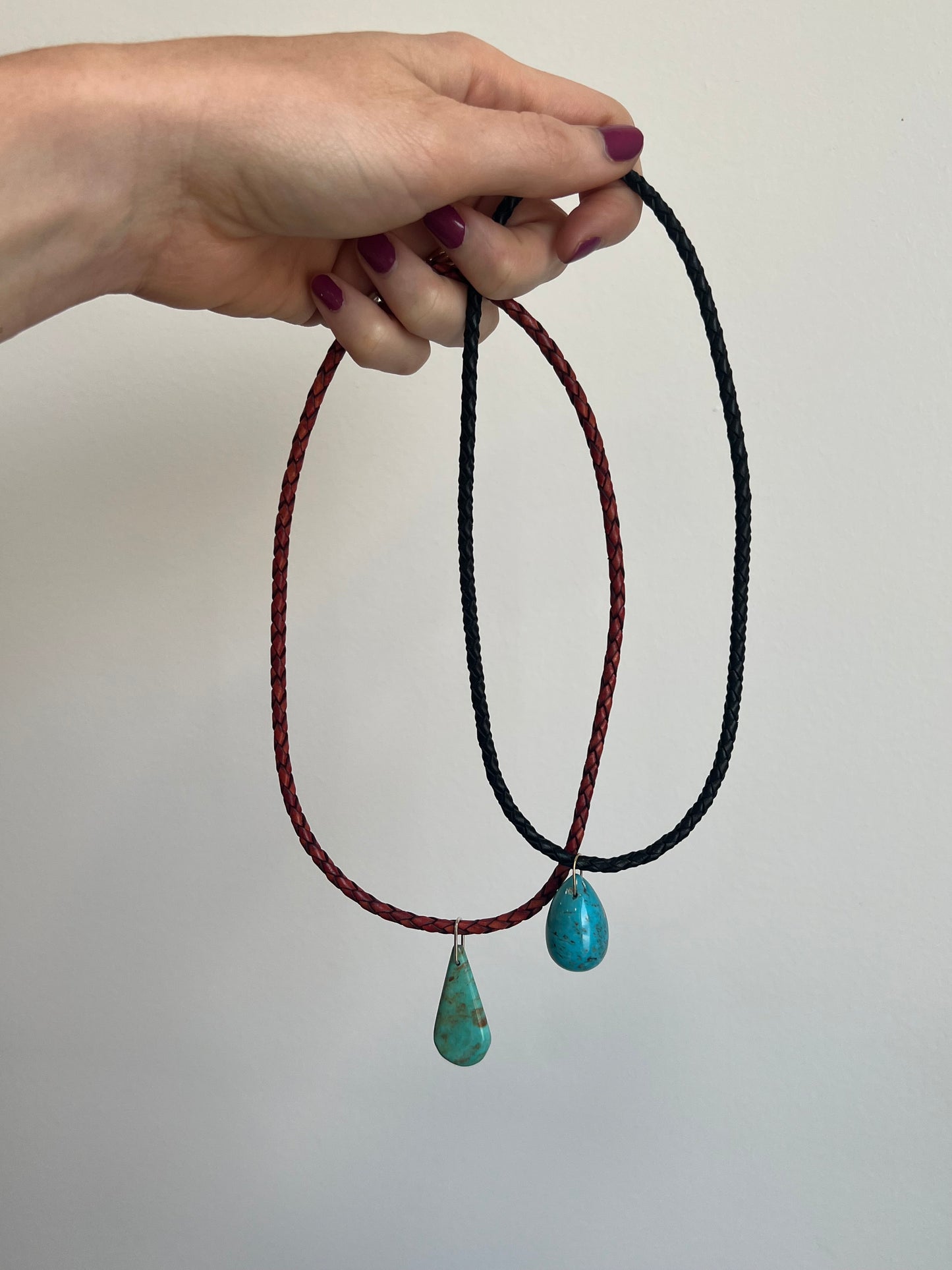 Kingman Turquoise Egg Pendant