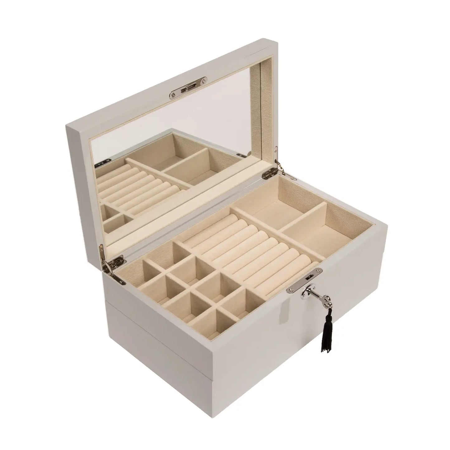 Stacking White Jewelry Box