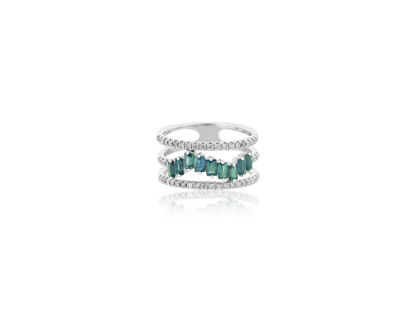 Sapphire Scattered Cigar Band