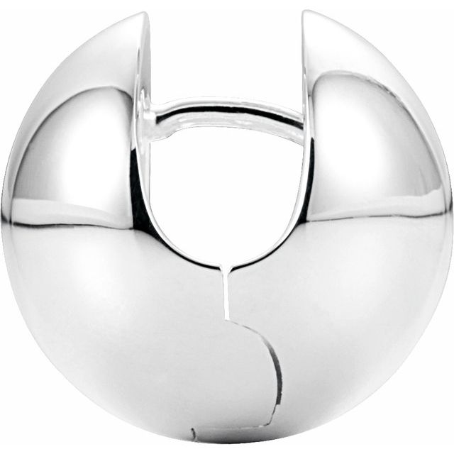 Round Huggie Earrings