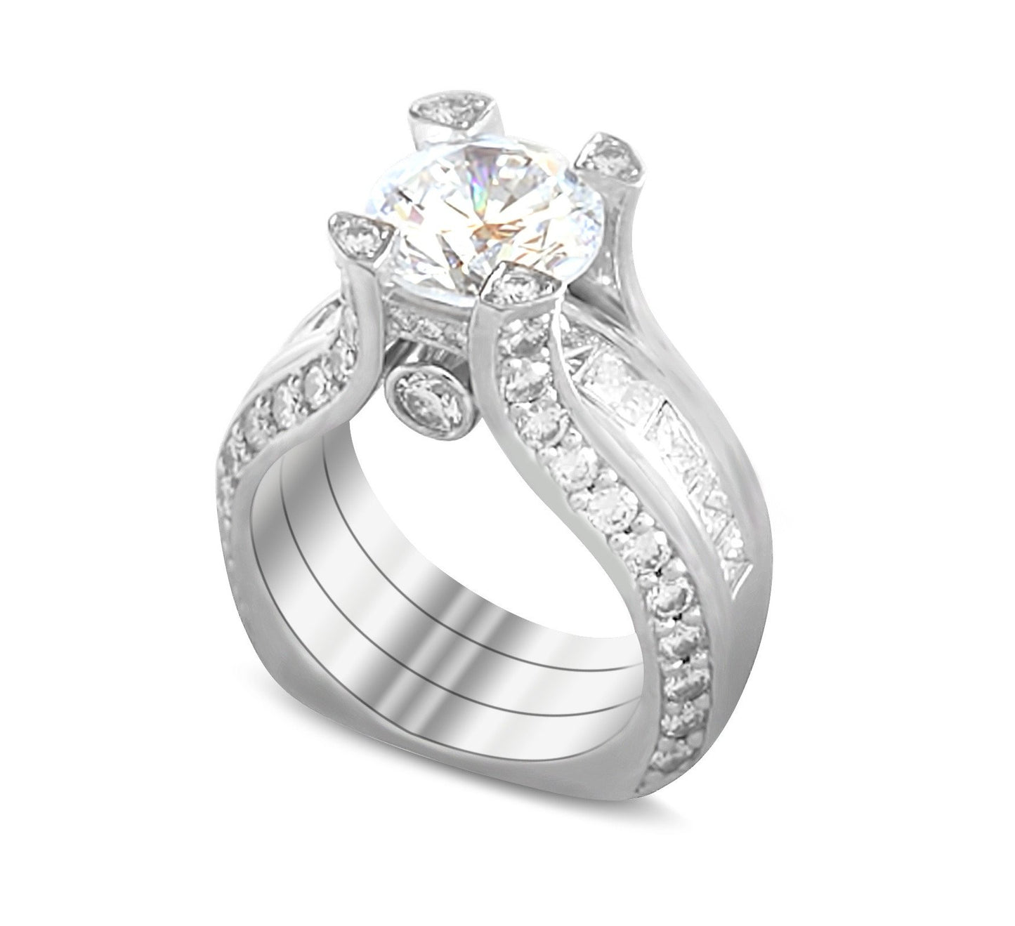 Splash Diamond Ring