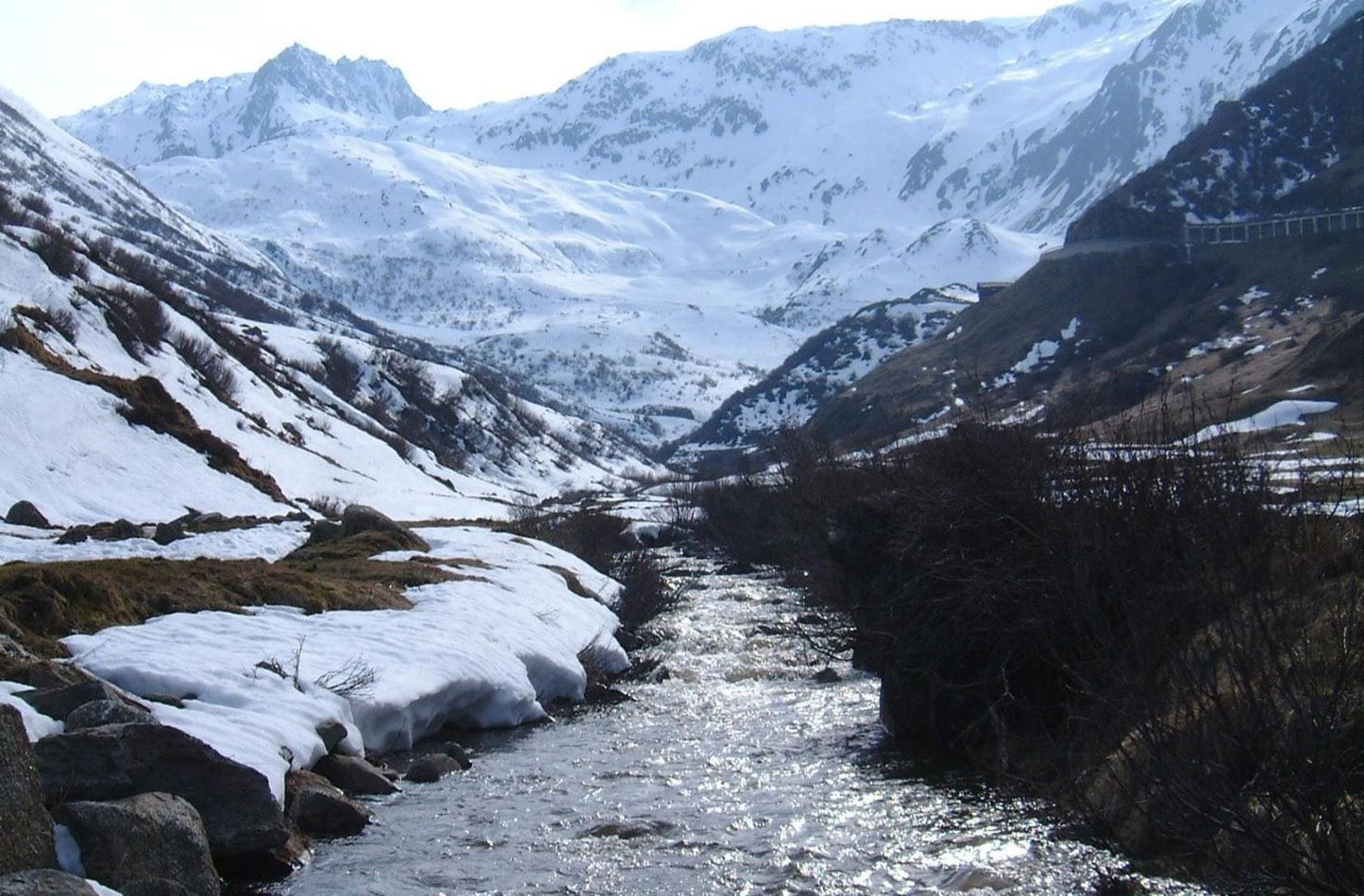 Swiss Rhine River Cross Pendant