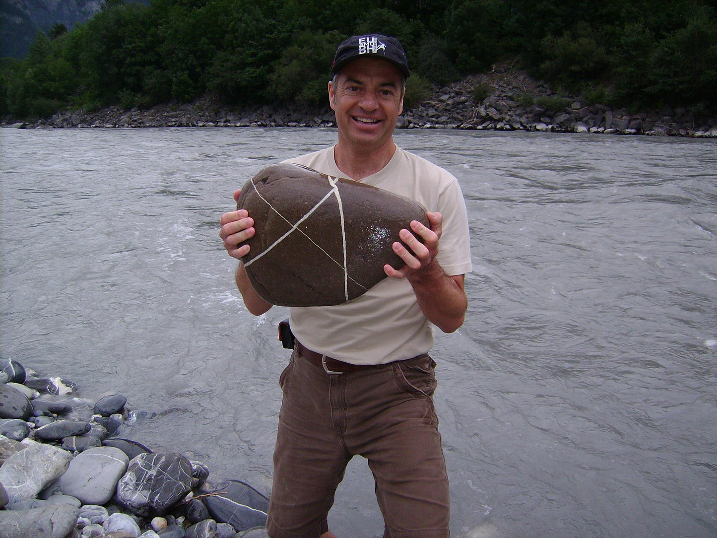 Swiss Rhine River Cross Pendant