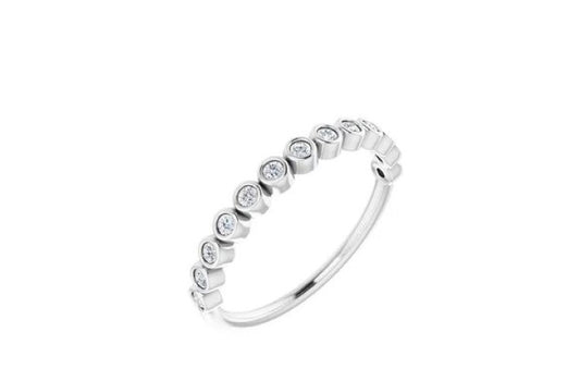 Bezel Diamond Anniversary Band