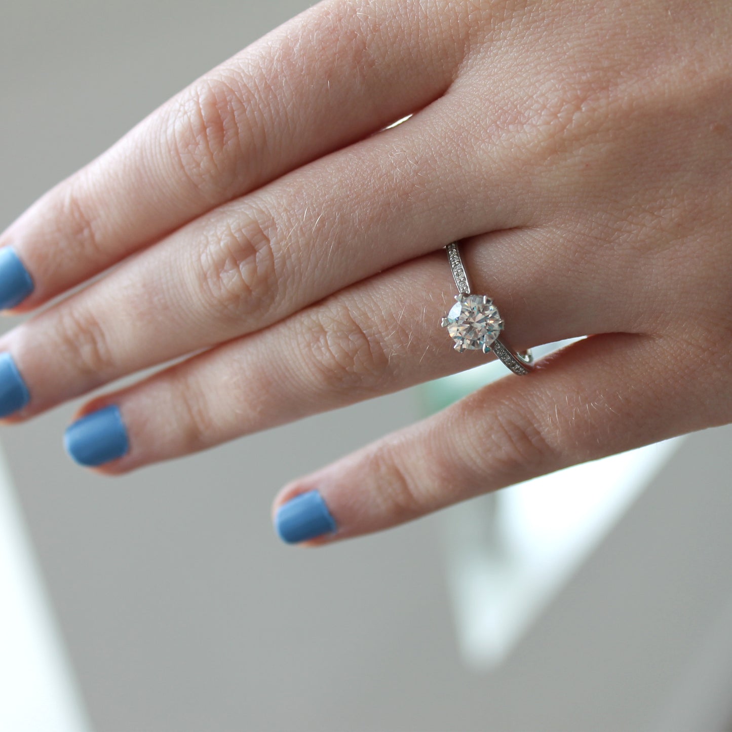 Classic Diamond Semi Mount Ring