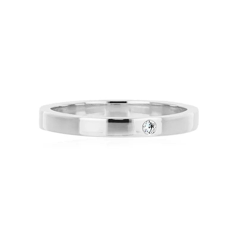 Thin Band Solitaire