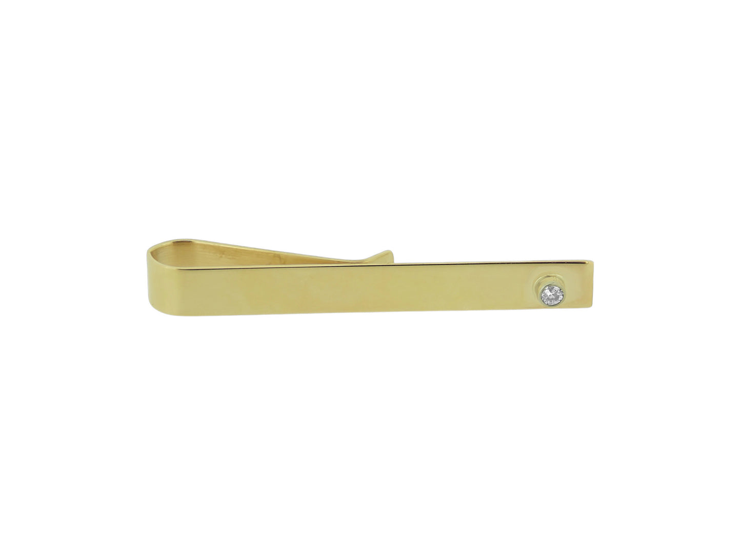 Gold and Diamond Tie Bar