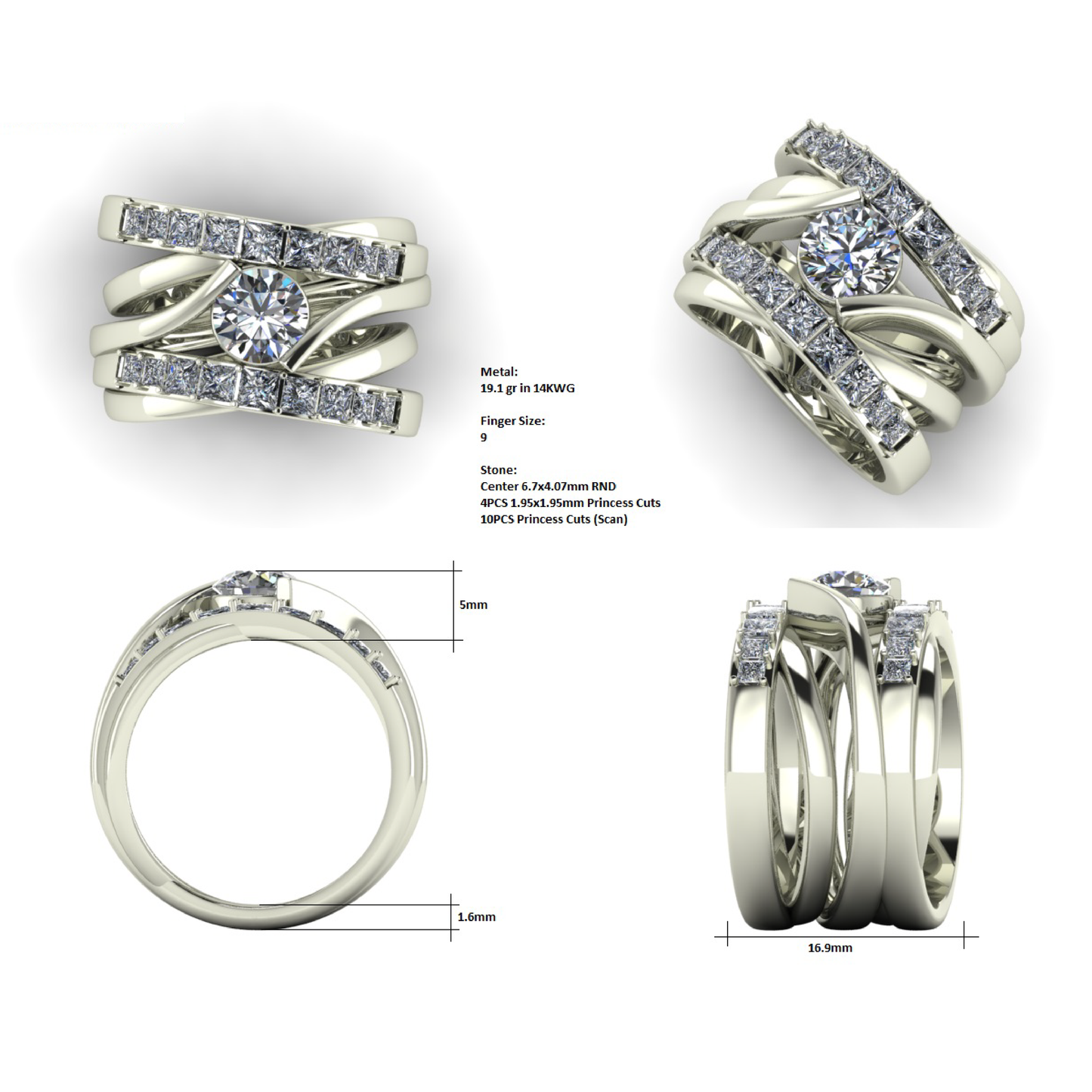 Open Space Wide Ring