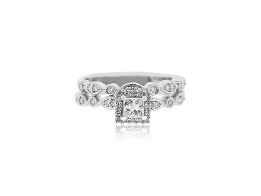 Wedding Set with Princess Center