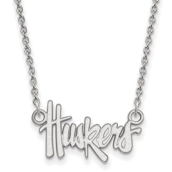 Husker Silver Necklace