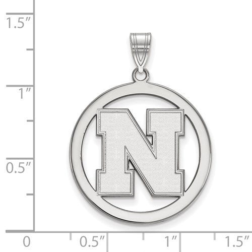 Large N Circle Pendant
