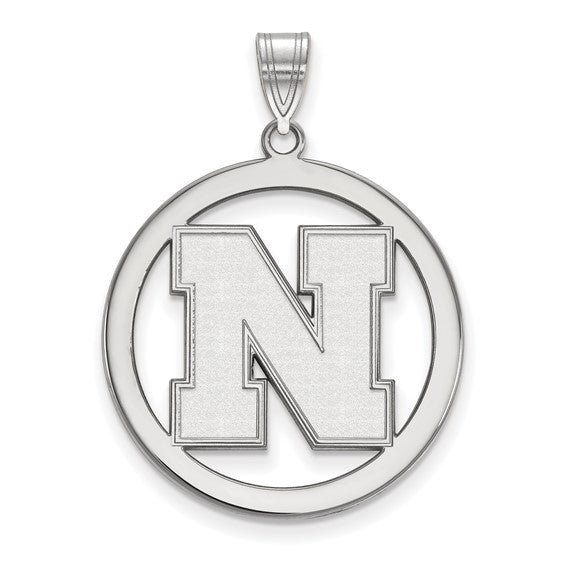 Large N Circle Pendant