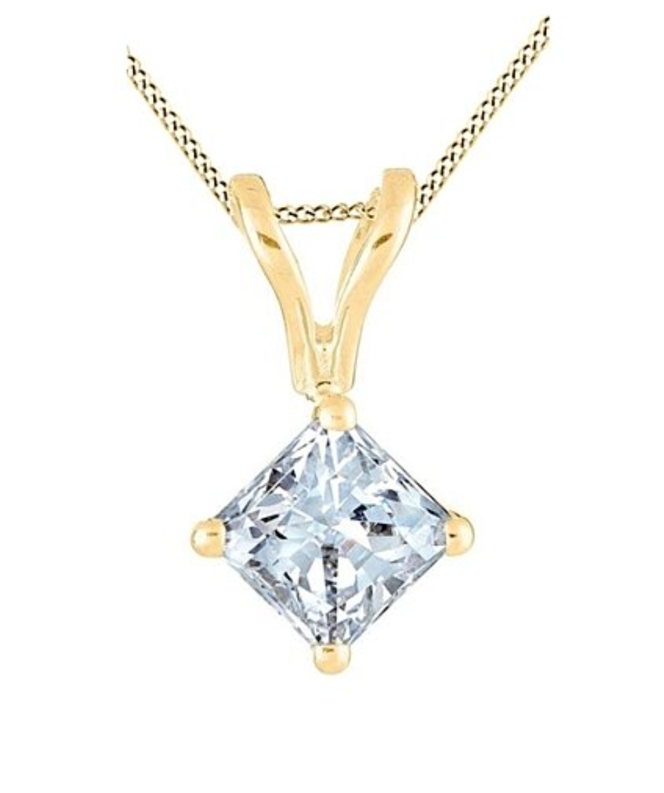 Yellow gold Diamond Pendant