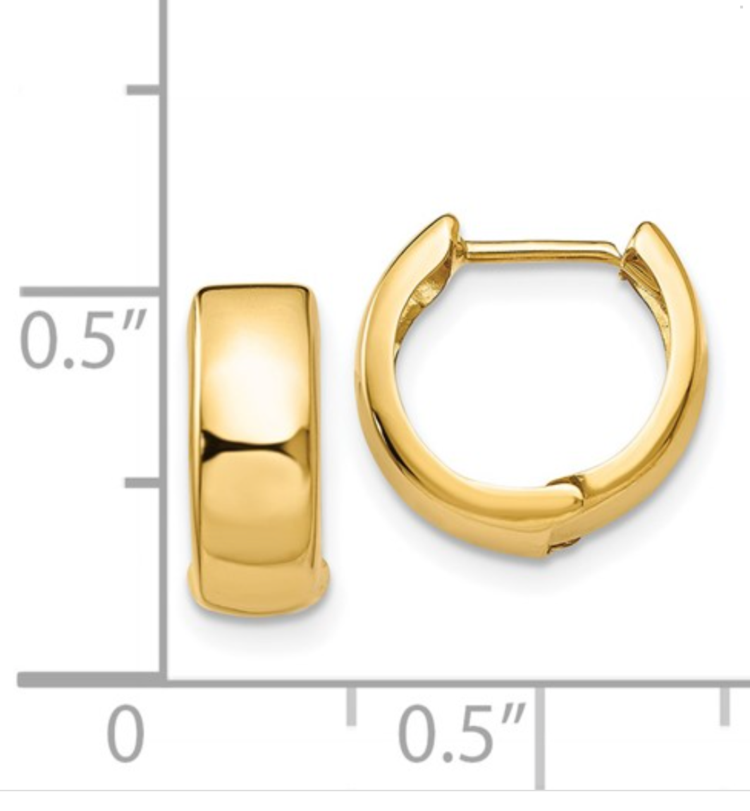 Small Gold Hoop Earrings