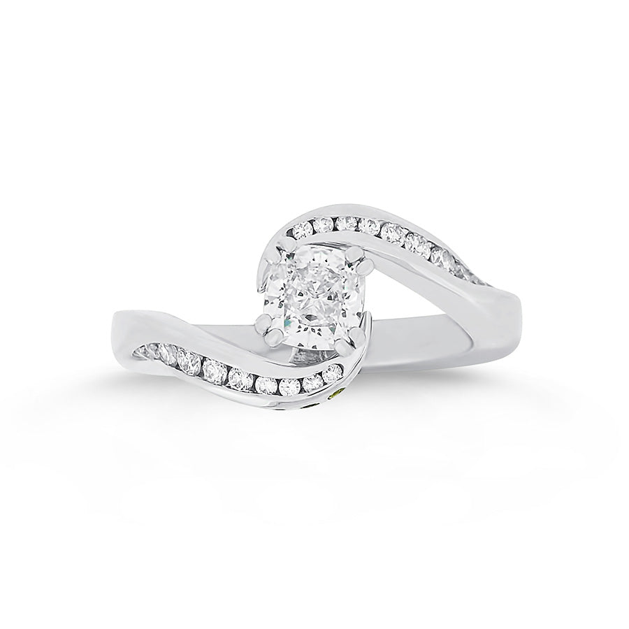 Custom Round Diamond with a Twist