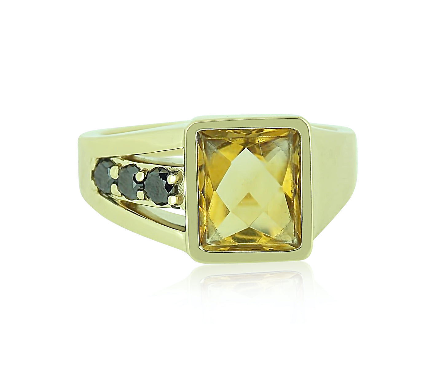 Father's Stone in Daughter's Ring