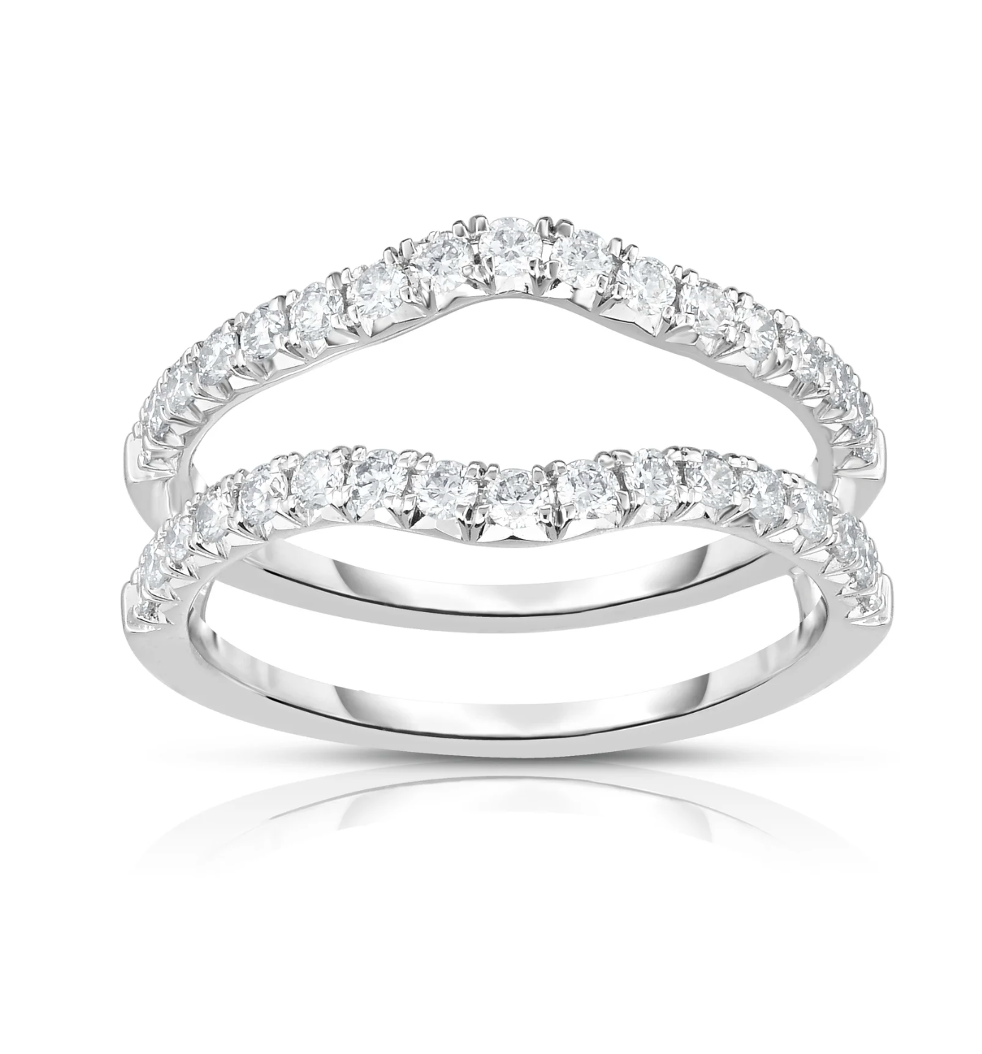 Diamond White Gold Ring Jacket