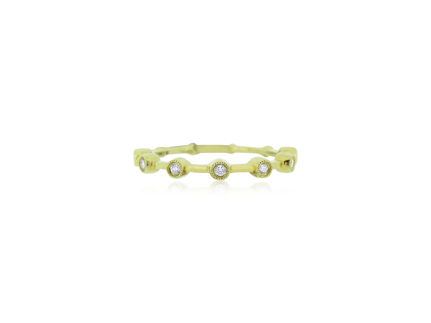 Diamond Floating Bezel Band