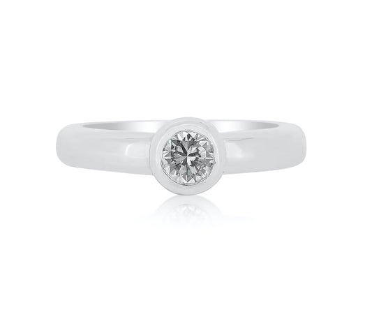 Bezel Diamond Ring
