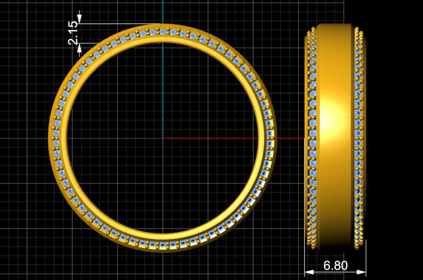 Custom Men's Diamond Band