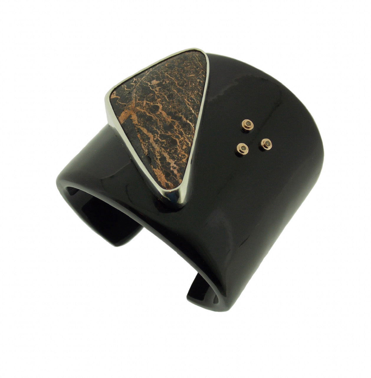 Buffalo Horn & Pulsite Cuff